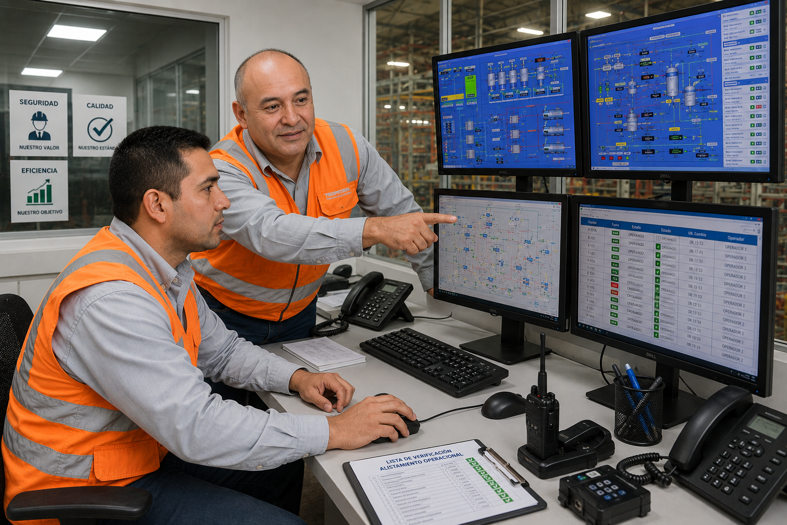 Alistamiento operacional de instalaciones y equipos