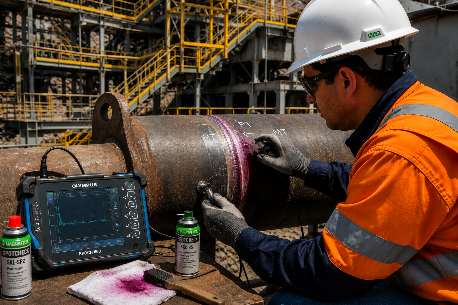 Ensayos no destructivos para control industrial